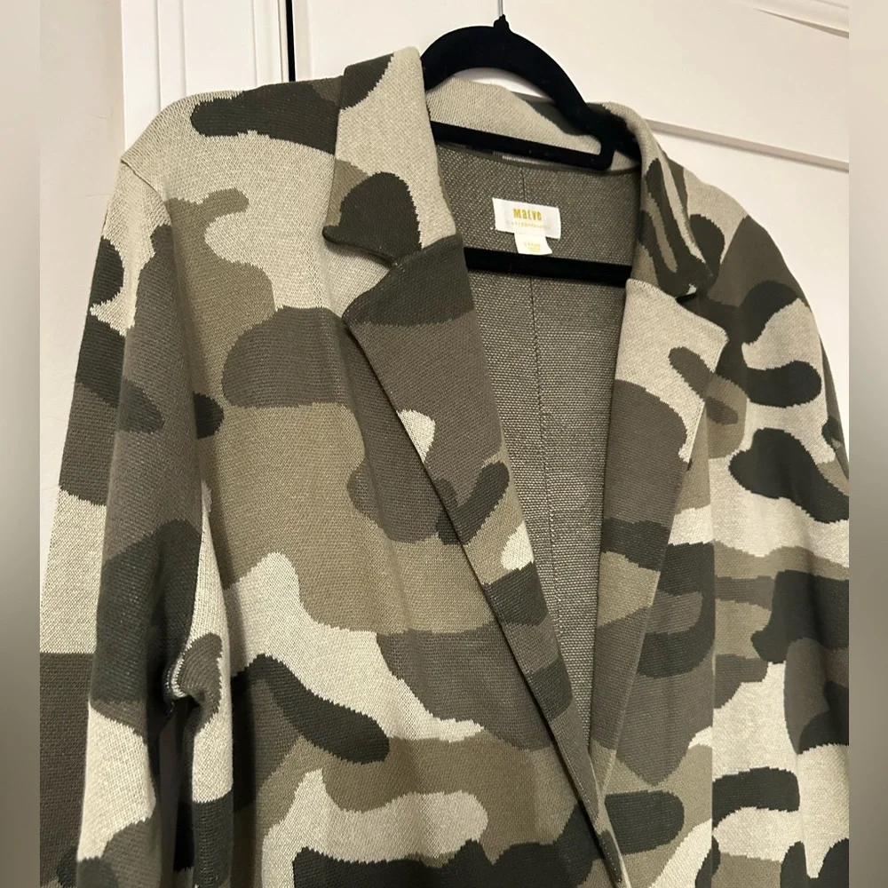 Long Camo Cardigan - Picture 4 of 7